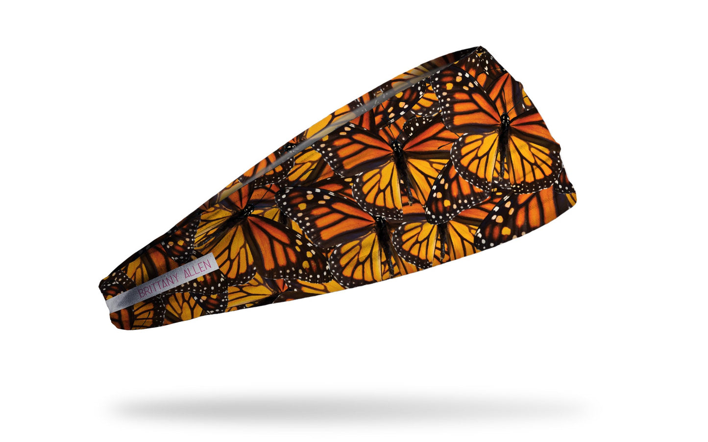 Butterfly print cotton sport headband